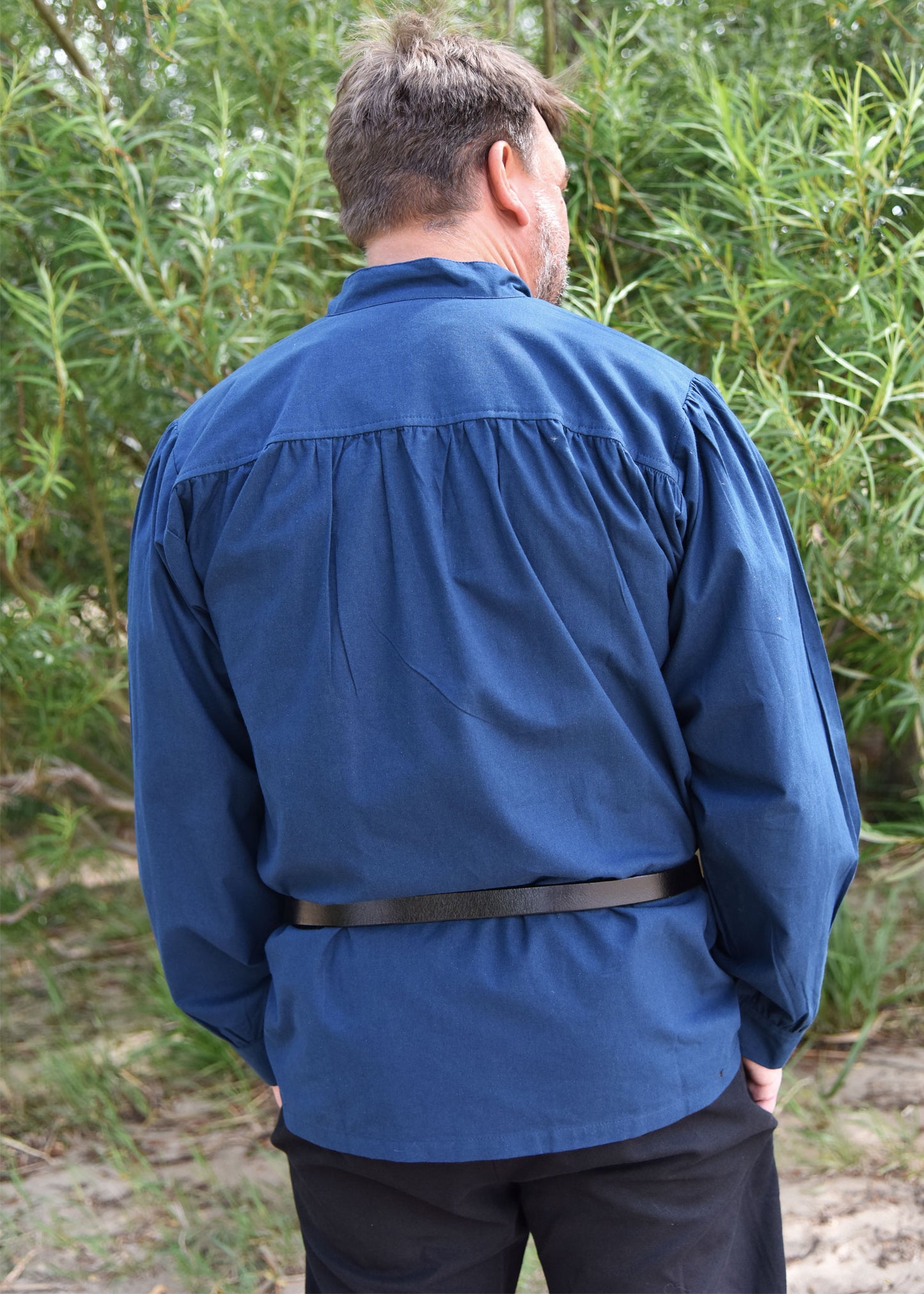 Mittelalter Hemd, blau