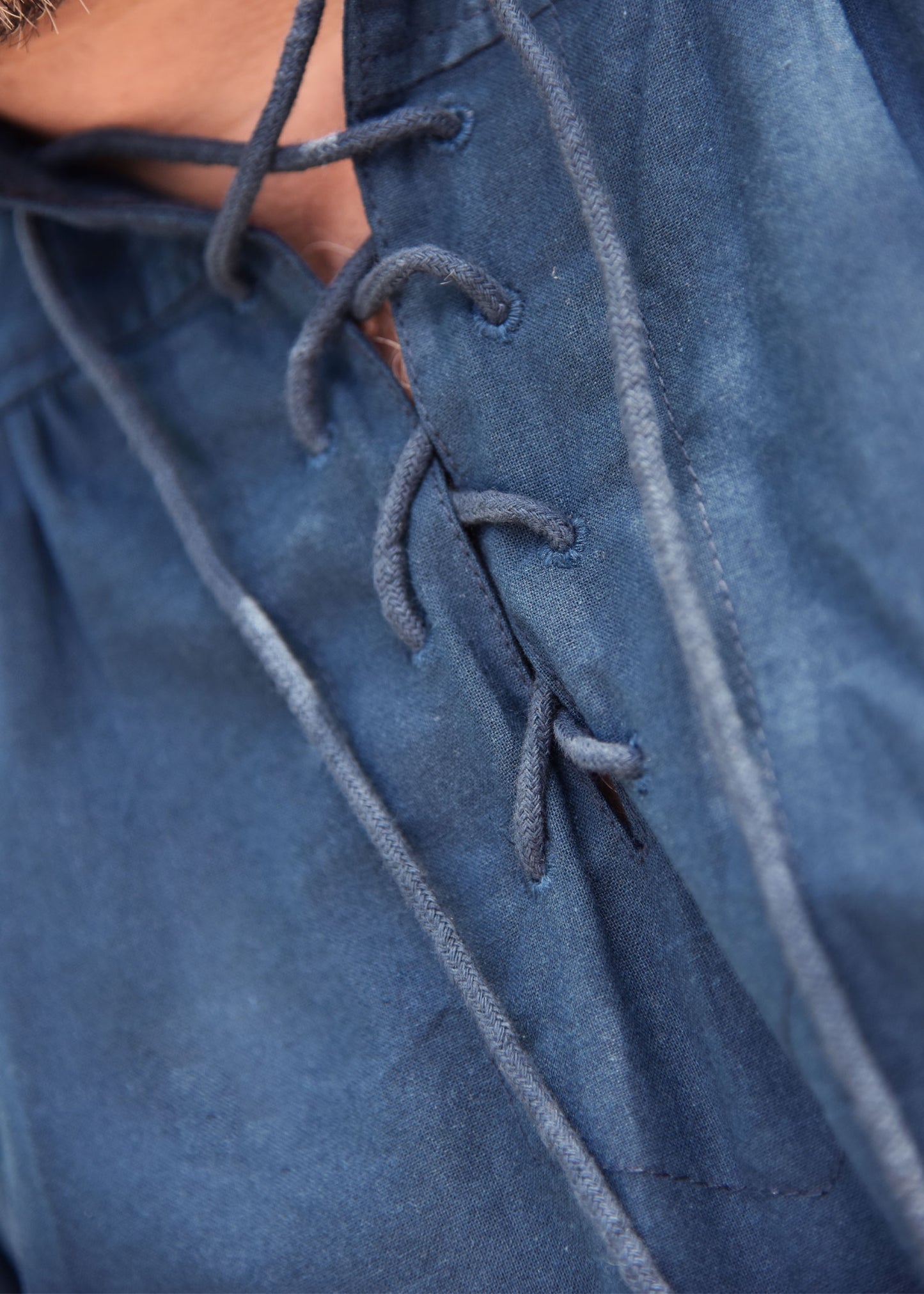 Mittelalter Hemd, blau