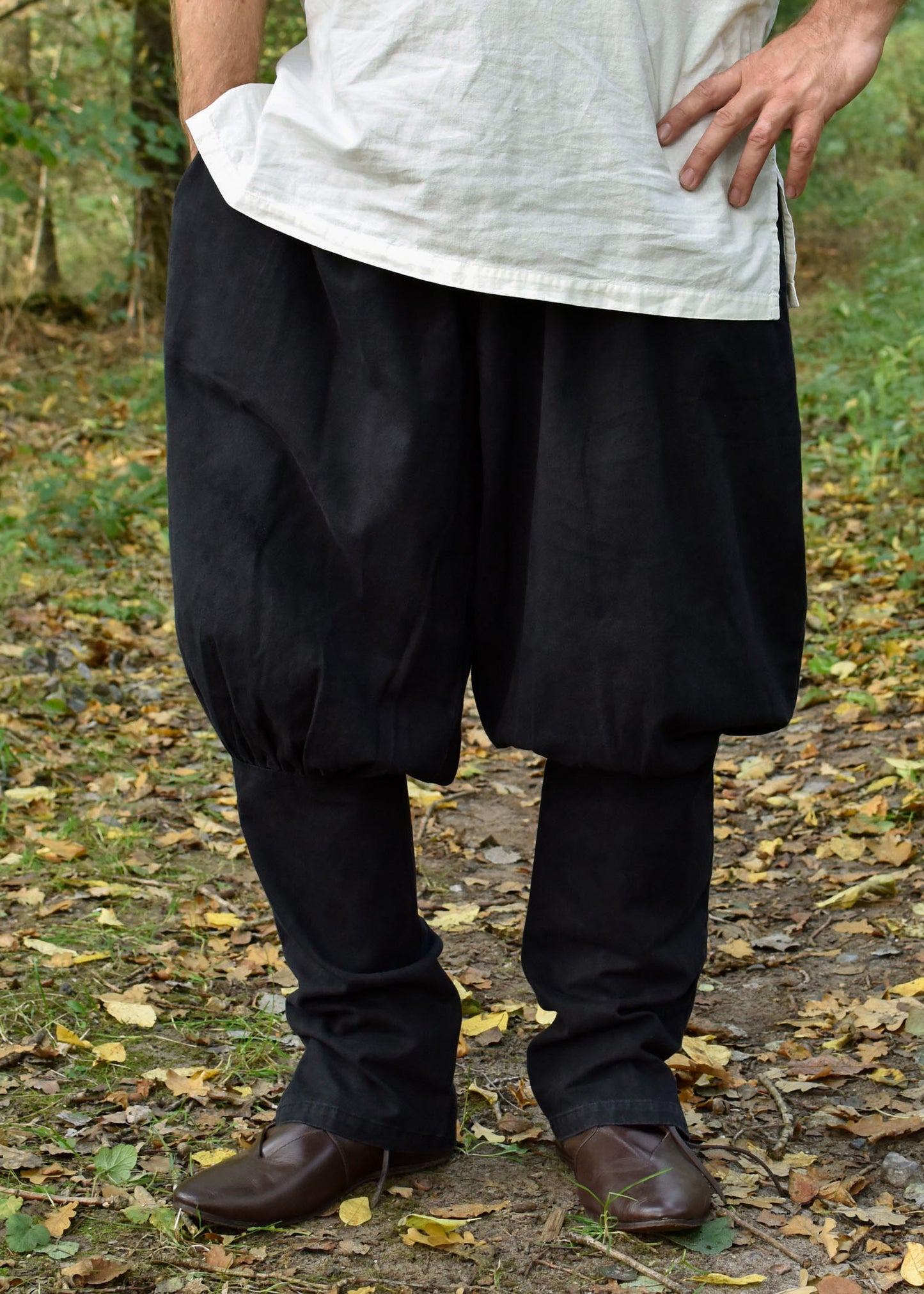 Wikinger-Hose / Rushose , schwarz