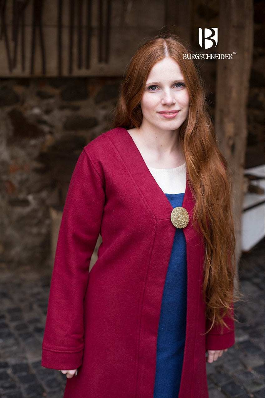 Birkamantel – Wolle Rot