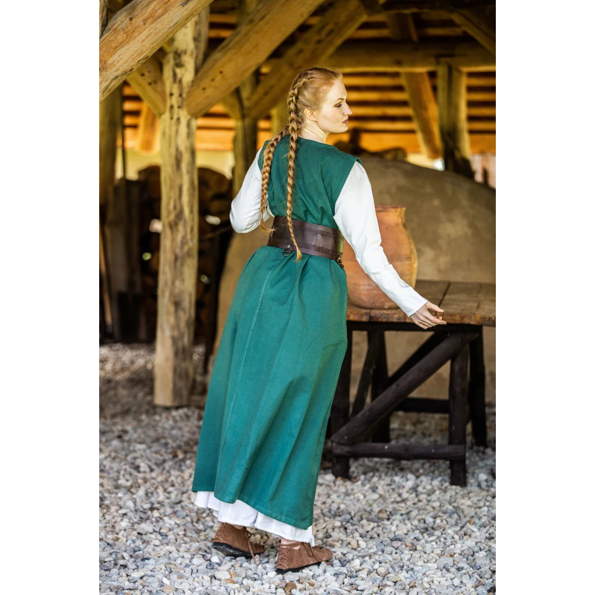 Bäuerliches Überkleid Grün