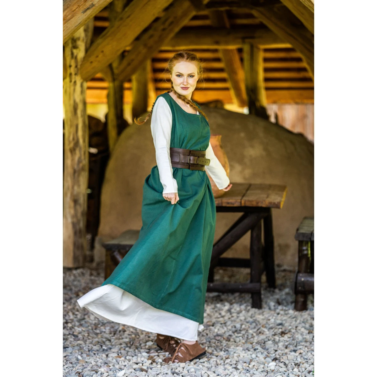 Bäuerliches Überkleid Grün