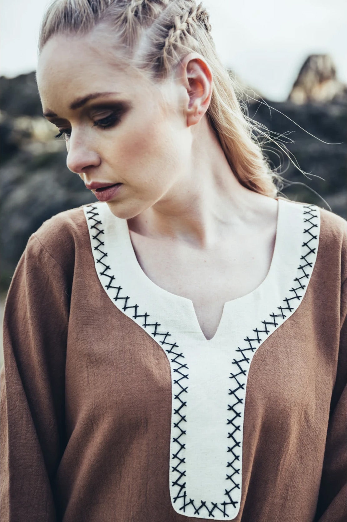 Wikingerkleid Sand