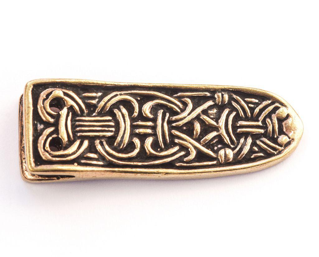 Wikingerknoten Schmuck Gürtelspitze Bronze