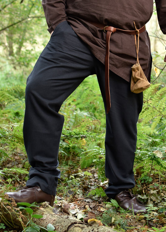Einfache Mittelalter-Hose , schwarz