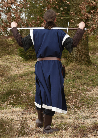 Mittelalter Waffenrock , blau/natur