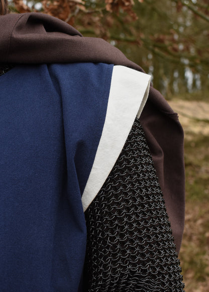 Mittelalter Waffenrock , blau/natur