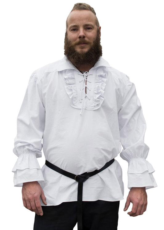 Mittelalter Piraten Hemd weis