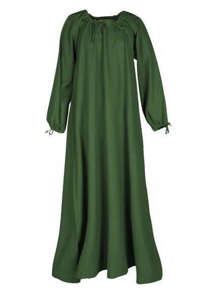 Einfaches mittelalterliches Kleid / Unterkleid grün