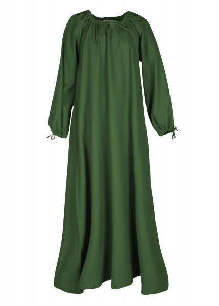 Einfaches mittelalterliches Kleid / Unterkleid grün