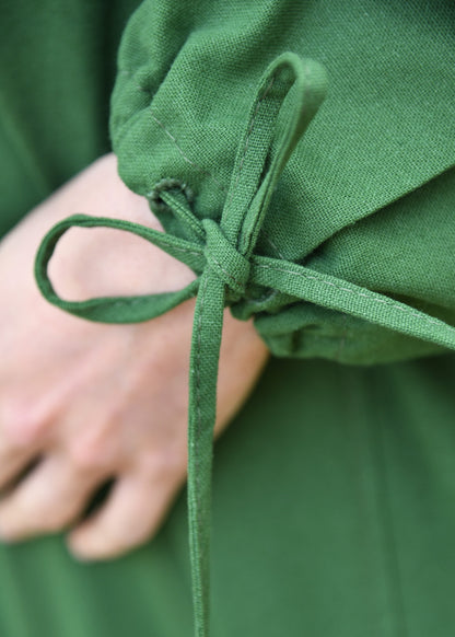 Einfaches mittelalterliches Kleid / Unterkleid grün