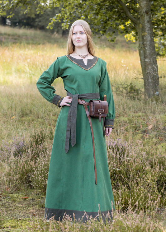 Wikinger Kleid grün
