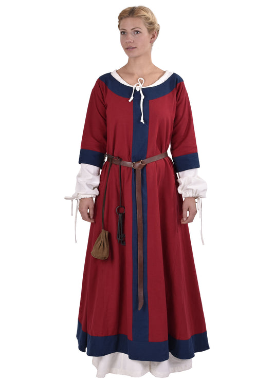 Mittelalterkleid  rot/blau