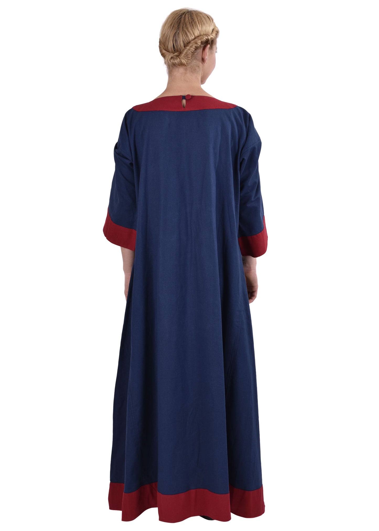 Mittelalterkleid, blau/rot
