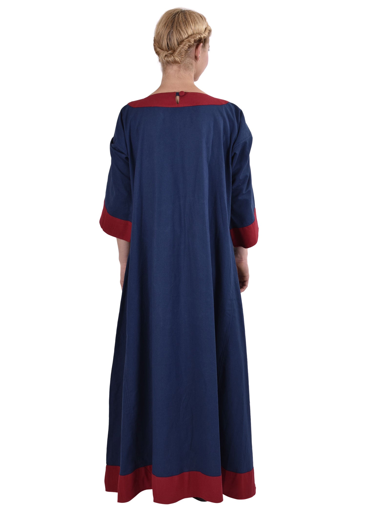 Mittelalterkleid, blau/rot