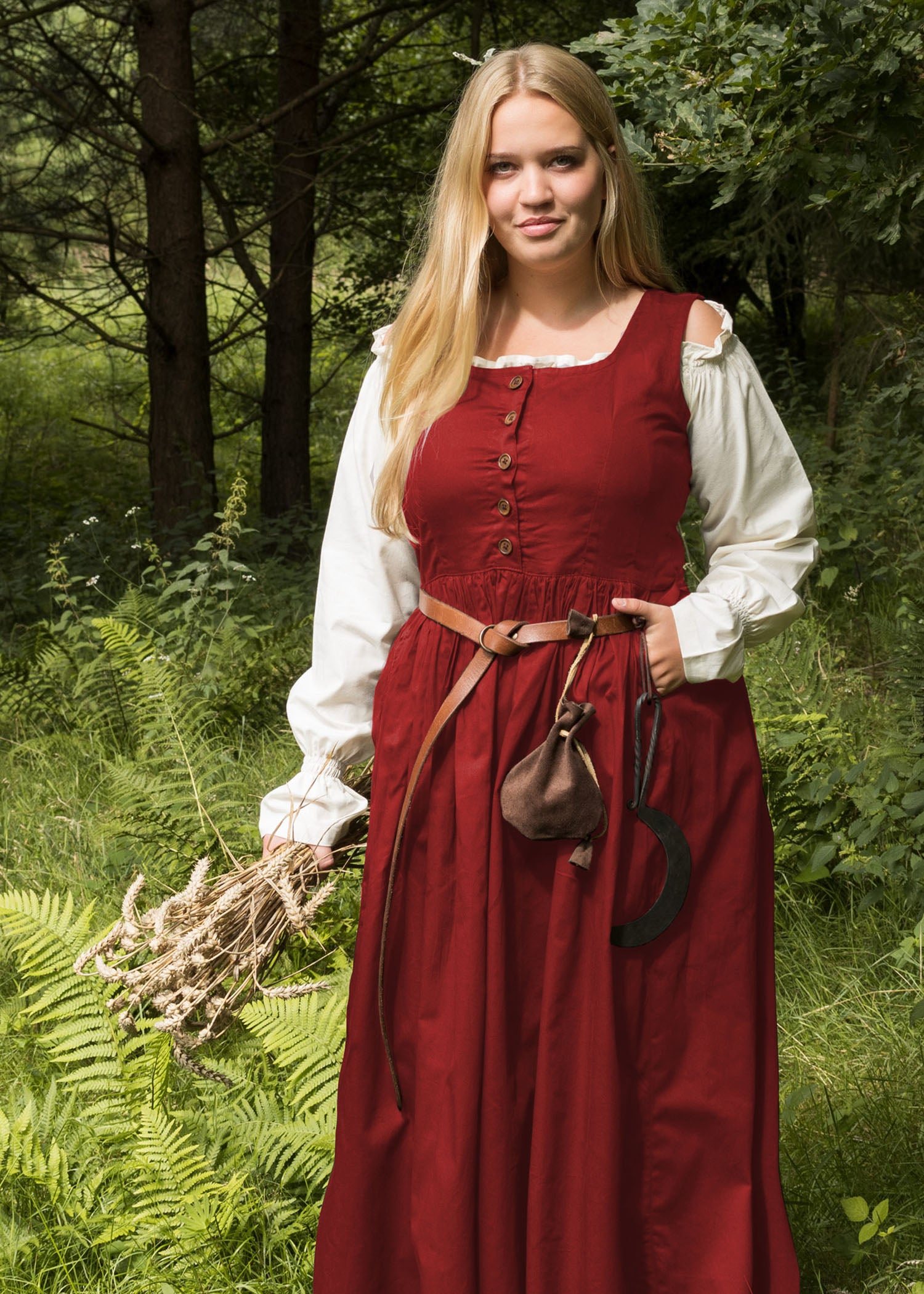 Ärmelloses Mittelalterkleid