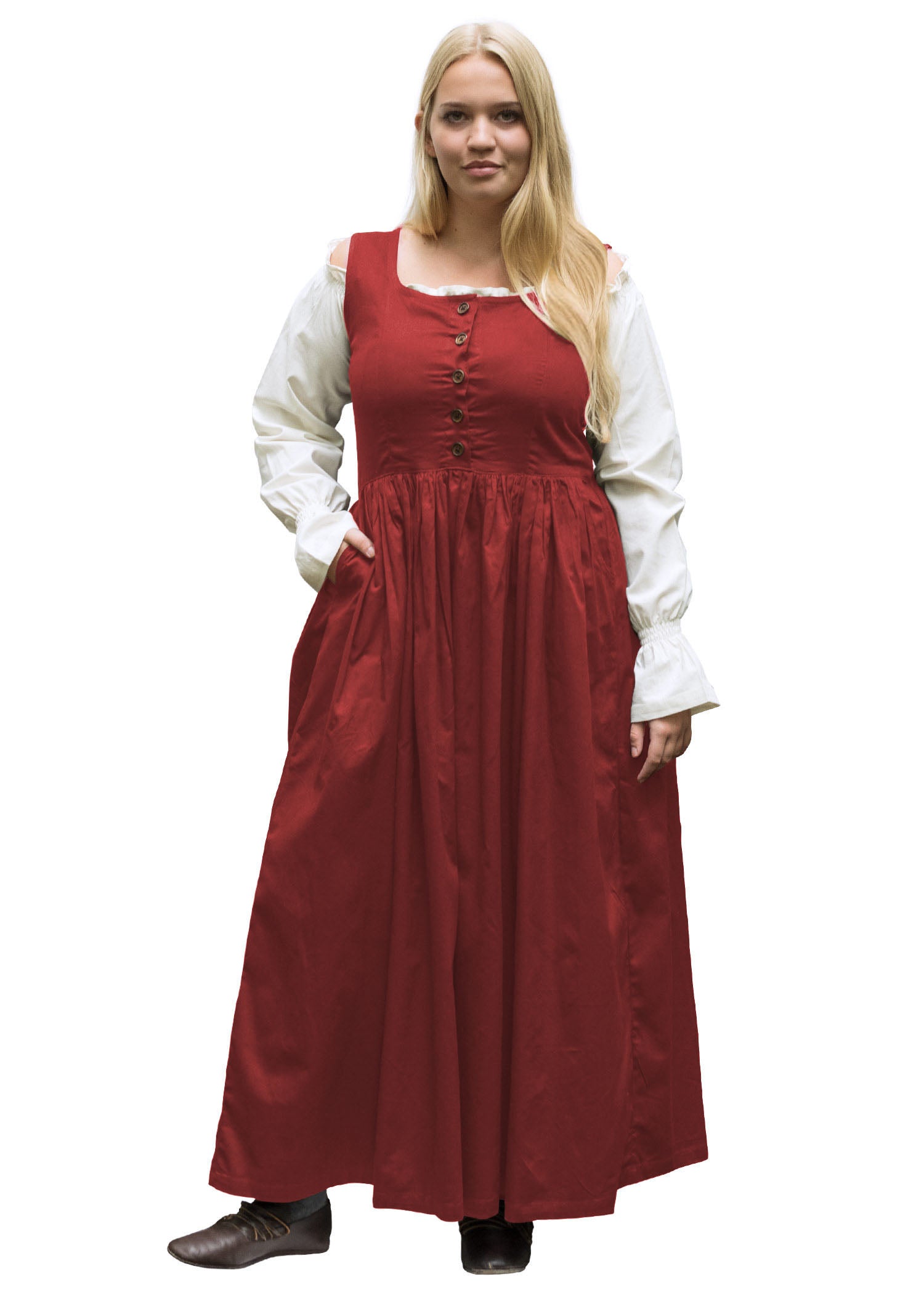Ärmelloses Mittelalterkleid