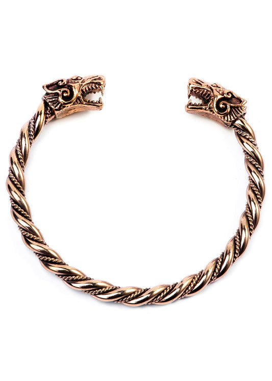 Wikinger Armreif Fenris aus Bronze