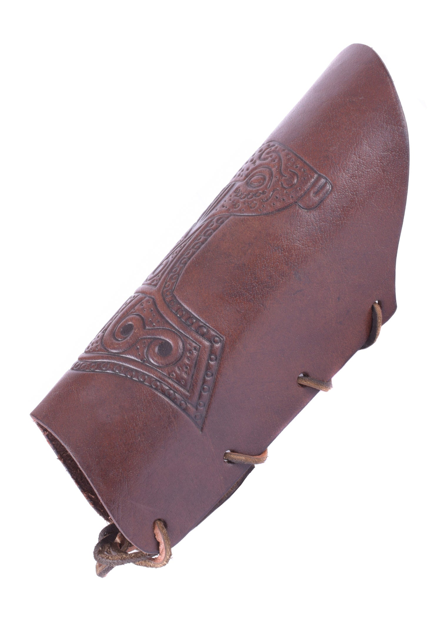 Armstulpe mit geprägtem Thorshammer, schwarz oder braun