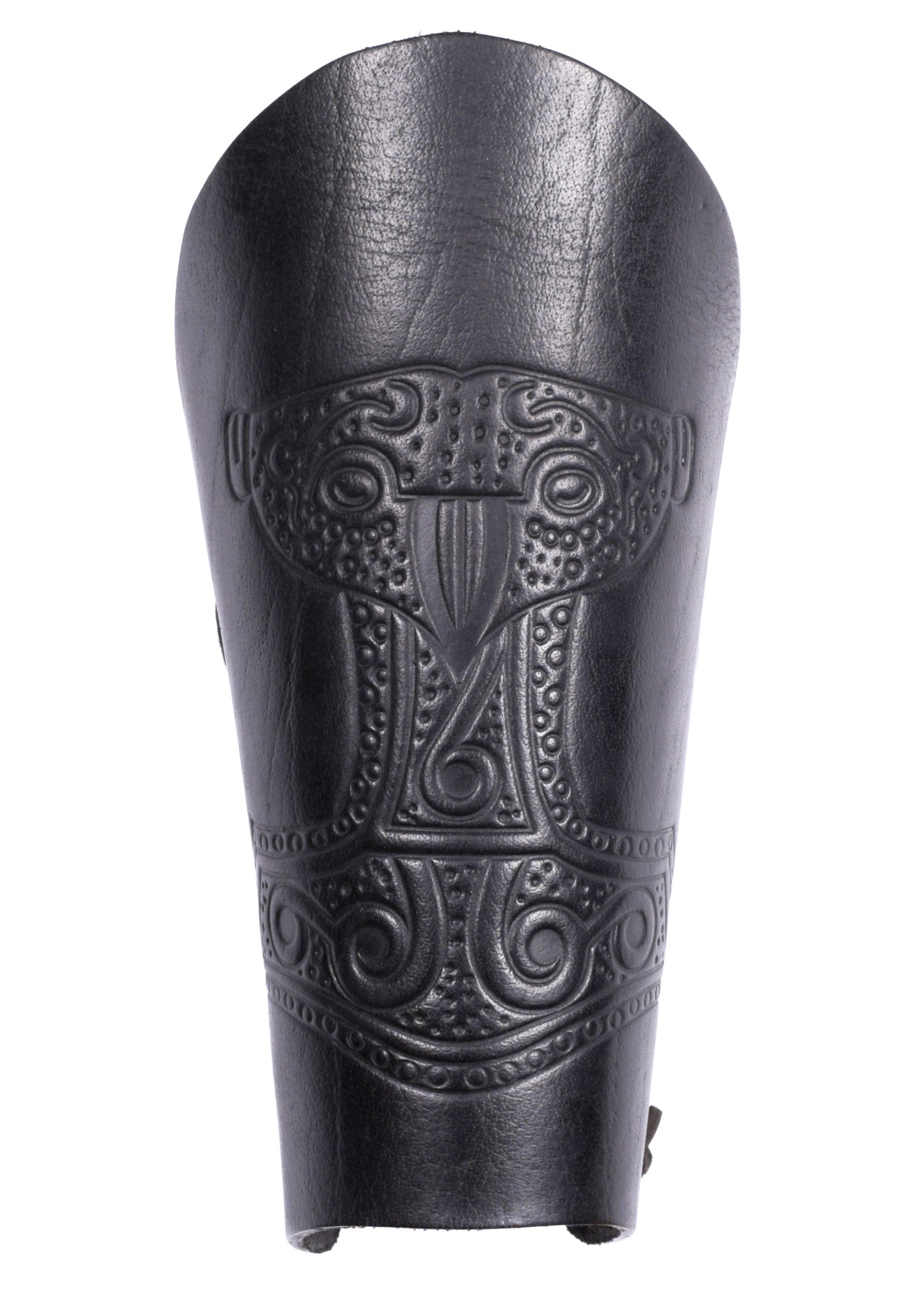 Armstulpe mit geprägtem Thorshammer, schwarz oder braun