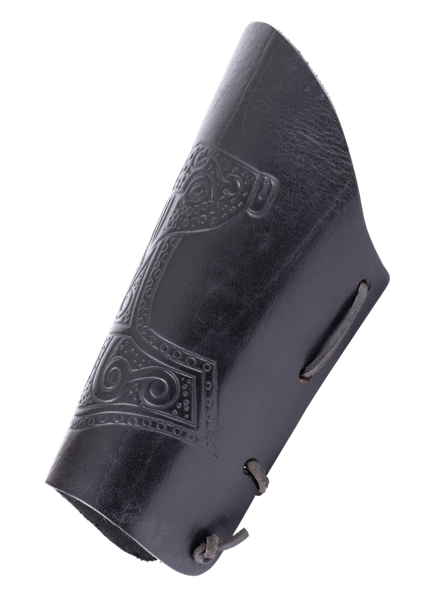 Armstulpe mit geprägtem Thorshammer, schwarz oder braun
