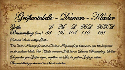 Einfaches mittelalterliches Kleid / Unterkleid Braun