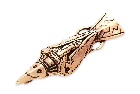 Rabe Odins 4.5 cm Anhänger  Bronze