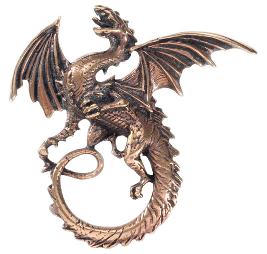 Großer Drache aus Bronze Anhänger