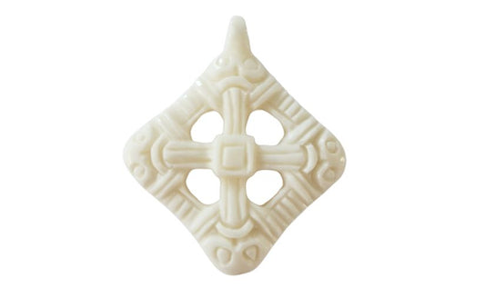 Wikinger Kreuz Anhänger aus Knochen