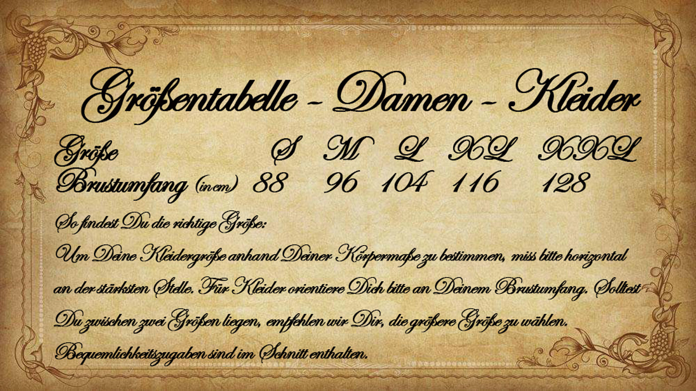 Mittelalterkleid mit Samt-Details, schwarz