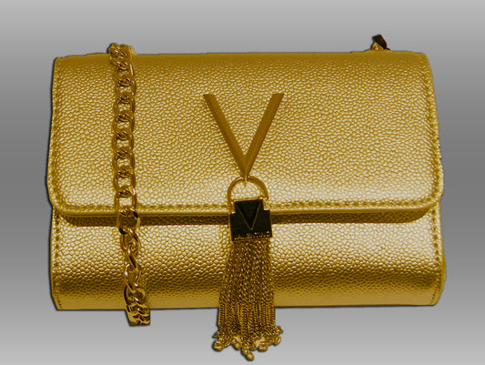 VALENTINO BAGS Schultertasche / Handtasche DIVINA FARBE SILBER / GOLD