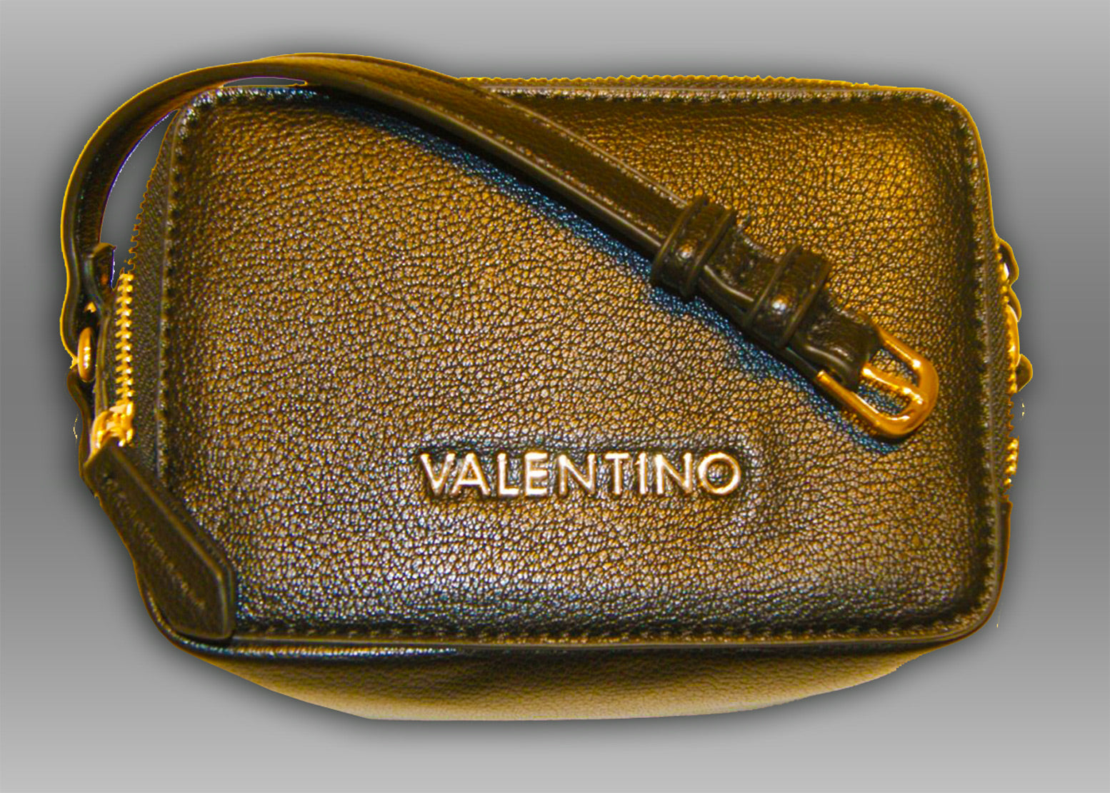 VALENTINO BAGS Schultertasche / Handtasche FLAUTO mit Tragegurt Farbe schwarz