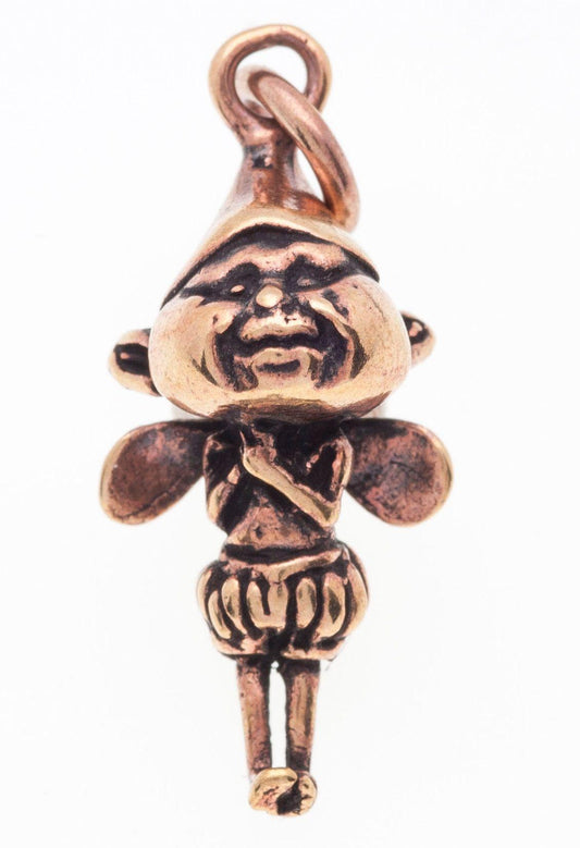 Kleiner Gnom Bronze Anhänger
