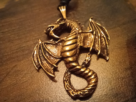 Drache der Lüfte Bronze Anhänger