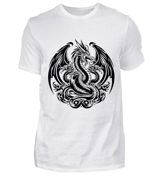 T-Shirt Drachen weiß