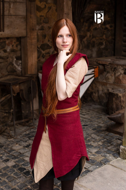 Tunika Wolle Rot