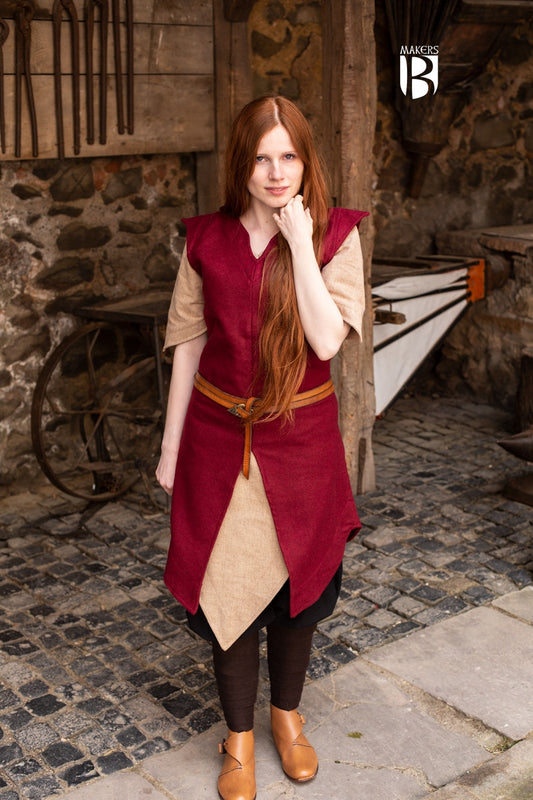 Tunika Wolle Rot