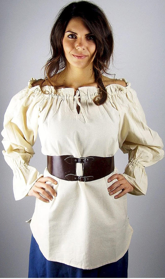 Mittelalterbluse Natur