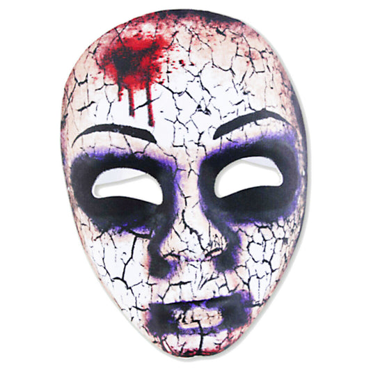 Halloween Zombie Maske Stoff überzogen