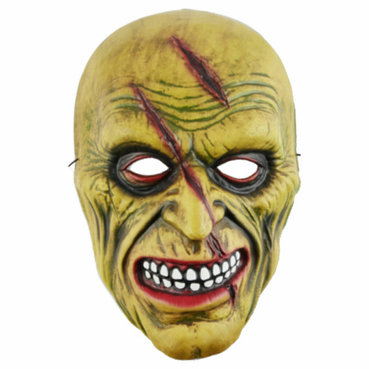 Halloween Maske Grüner Zombie