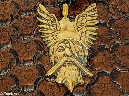 Odin Bronze Anhänger 4cm