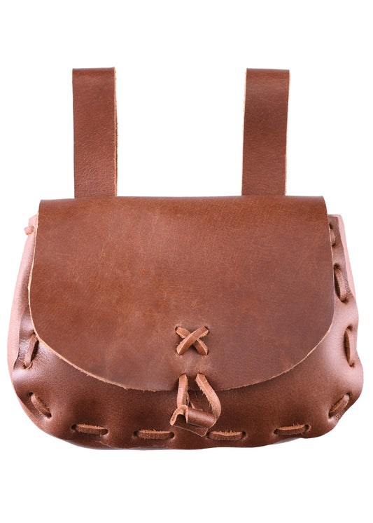 Mittelalter-Ledertasche, braun